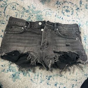 Free People Black Shorts